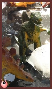 dinosaur ice age sensory seeking play #thesensoryseeker