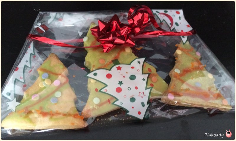 Christmas Tree Hand Made Biscuits Gifts