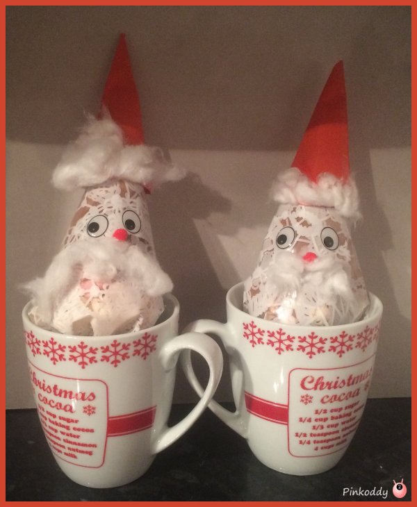 Hot Chocolate Santas
