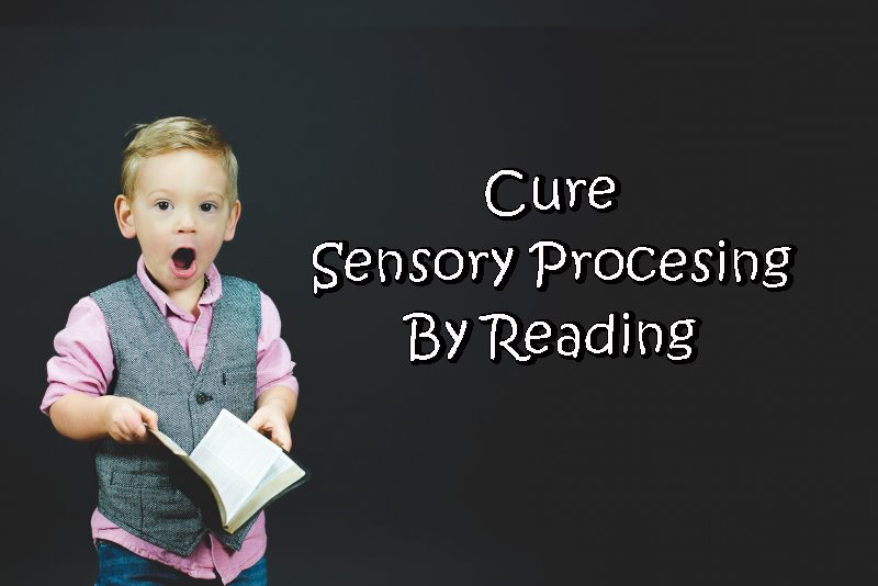 boy reading to cure sensory processing