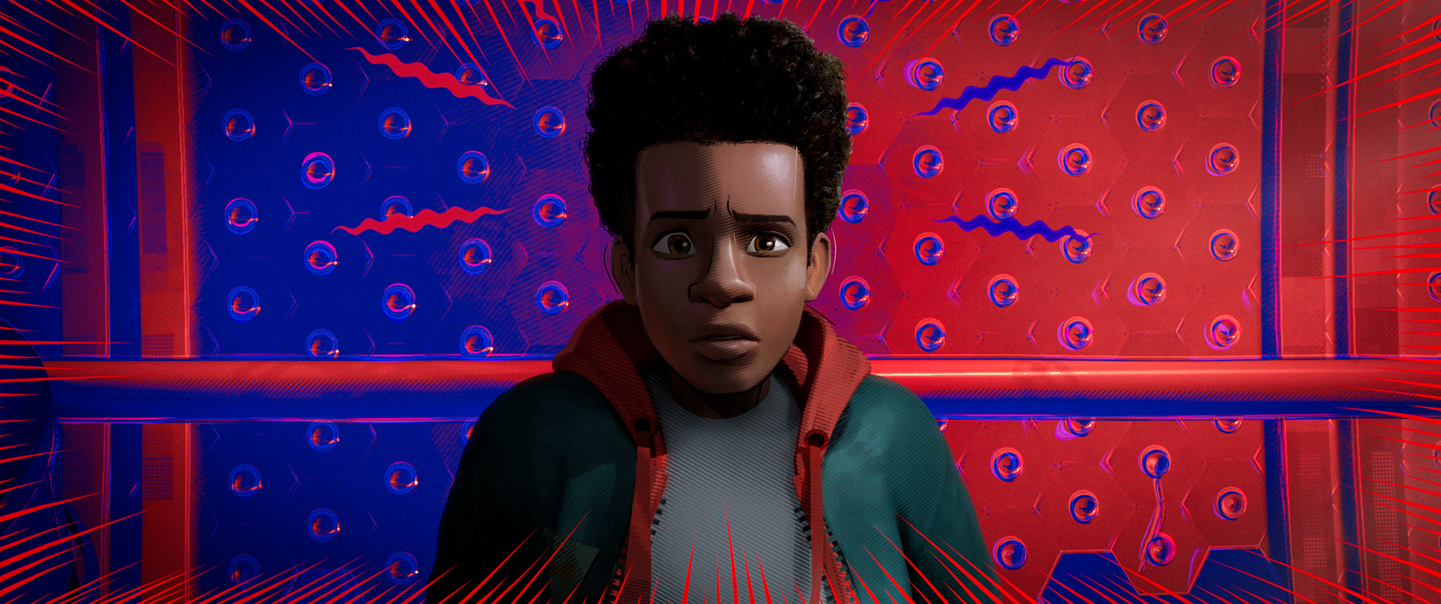 Miles Morales in Sony Pictures Animation's SPIDER-MAN: INTO THE SPIDER-VERSE.